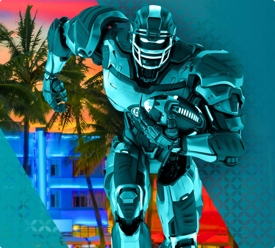 Robot football player